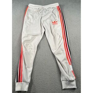 Adidas Chile 20 Joggers Mens Gray 3 Striped Track Running Training Performance